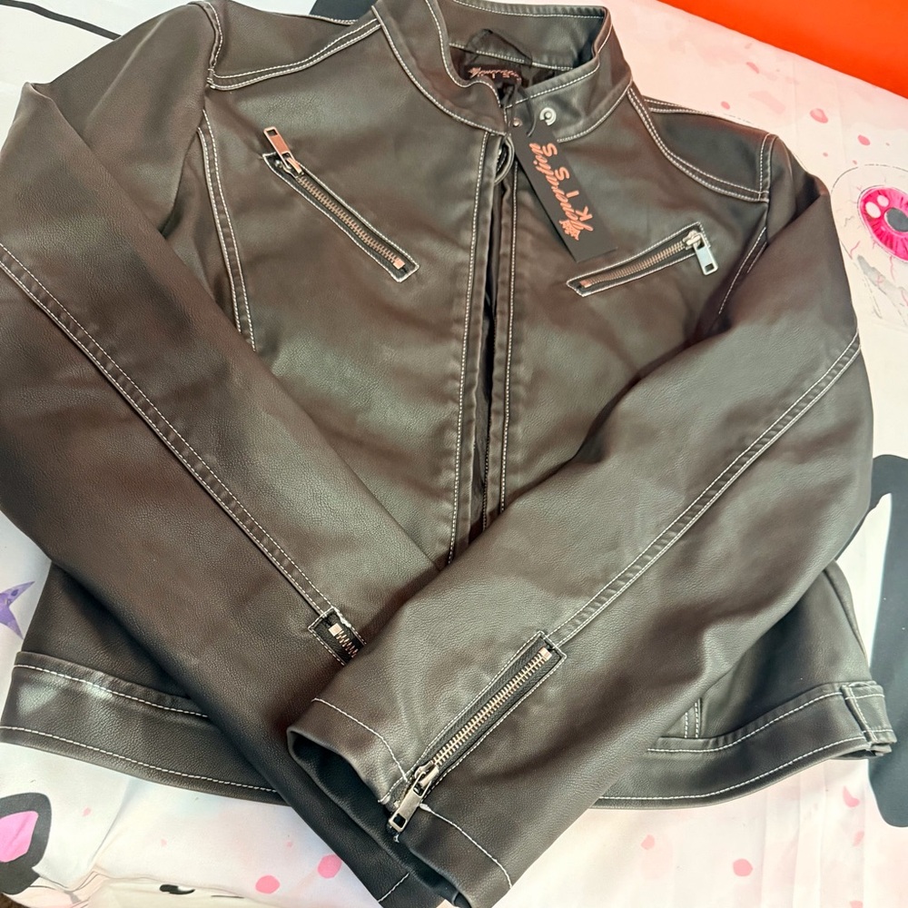 Generation Kiss Moto Jacket Sz Lg Nwt